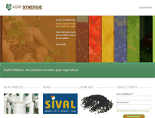 Tablet Screenshot of agrisynergie.com